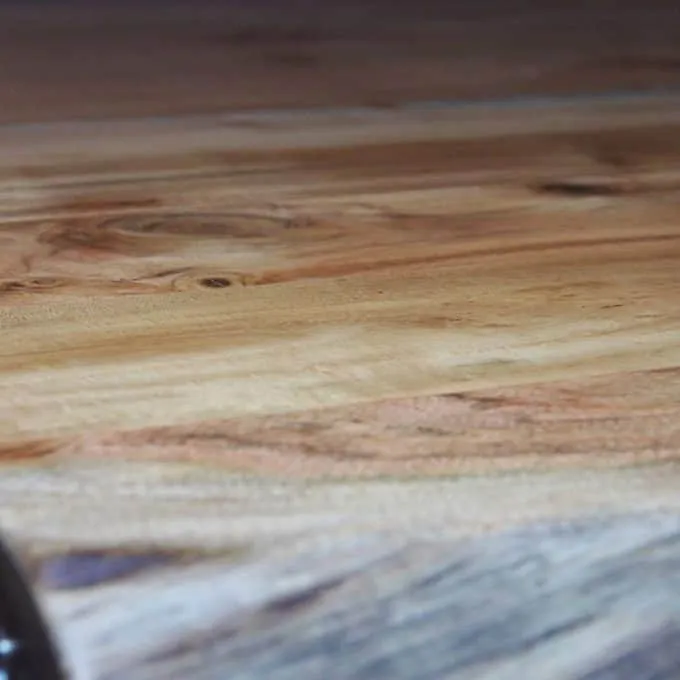 84" Live Edge Acacia Dining Table - Available in 8 Leg Styles