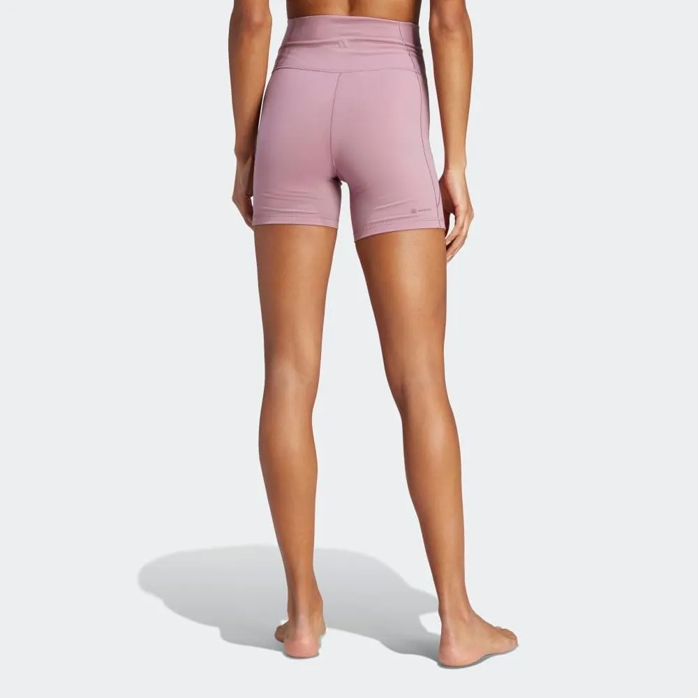 adidas Women's Yoga Studio Five-inch Short Tights
