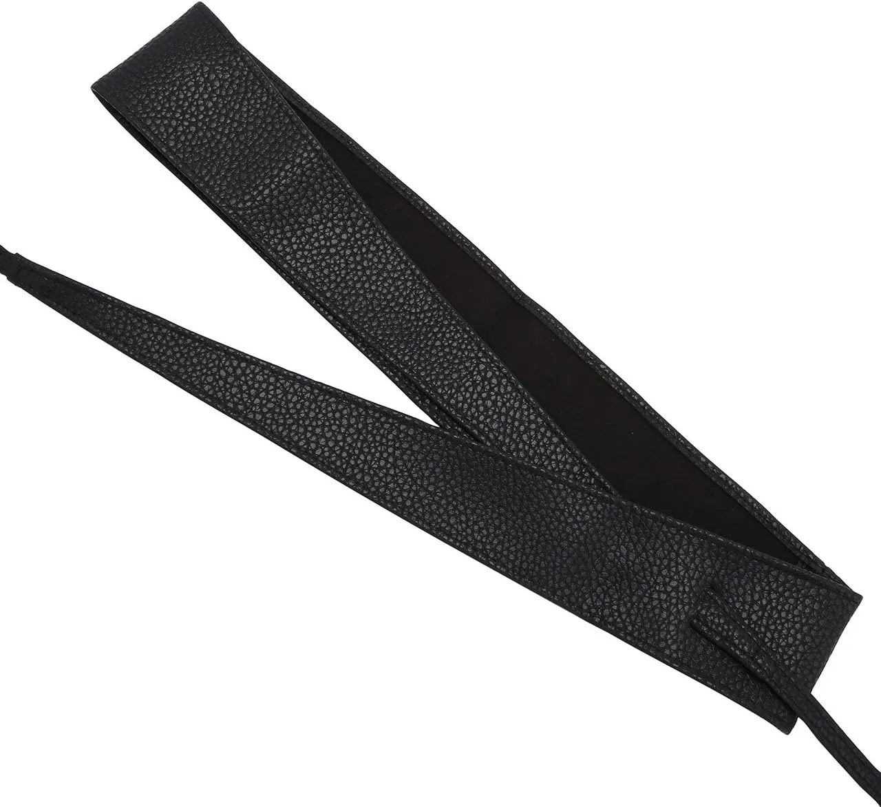 Ayliss Women Soft PU Leather Obi Belt Self Tie Wrap Cinch Belt Fashion Bowknot Waistband Wrap Belt for Dress Jumpsuit