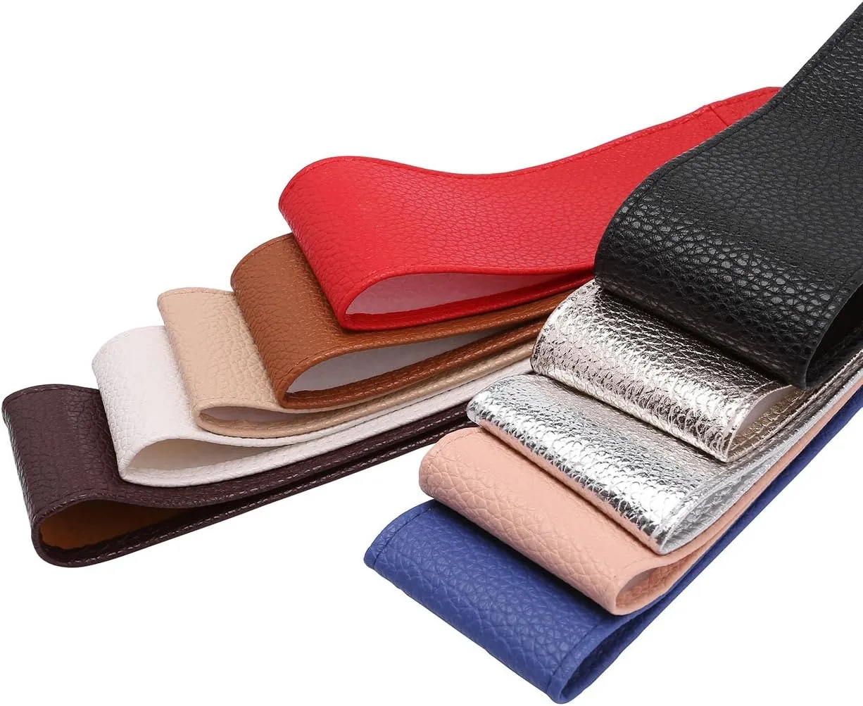 Ayliss Women Soft PU Leather Obi Belt Self Tie Wrap Cinch Belt Fashion Bowknot Waistband Wrap Belt for Dress Jumpsuit
