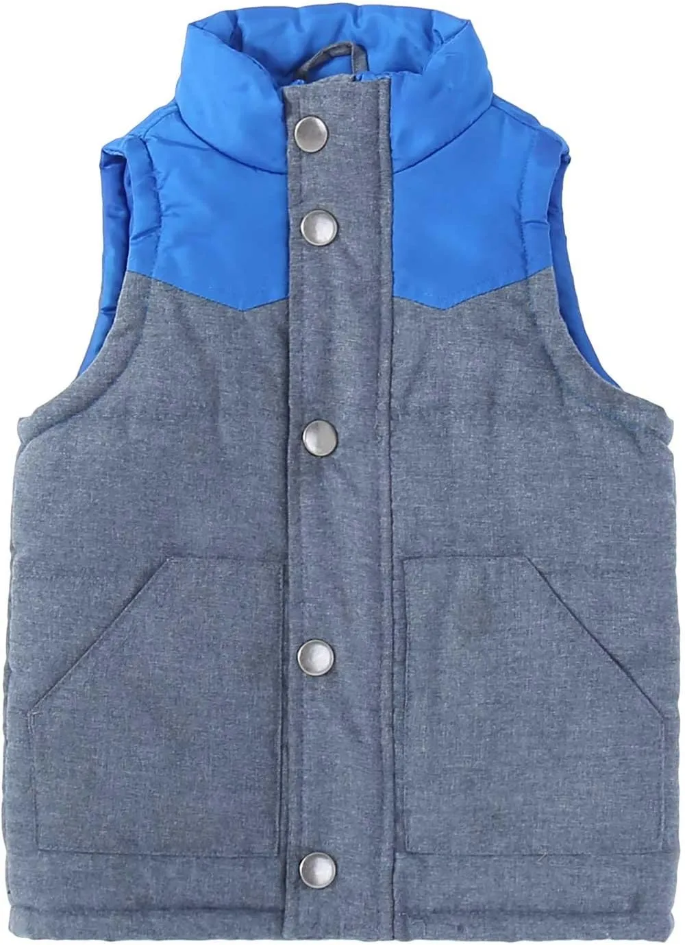 Bienzoe Boys Puffer Vest for Outdoor: Kids Toddler Sleeveless Lightweight Coat