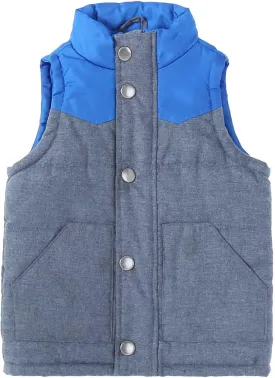 Bienzoe Boys Puffer Vest for Outdoor: Kids Toddler Sleeveless Lightweight Coat
