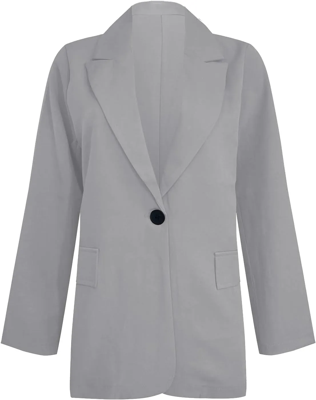 Blazers for Women 2024 Casual Plus Size Business Coats Dressy Loose Button Down Cardigan Work Suit Jacket with Pocket