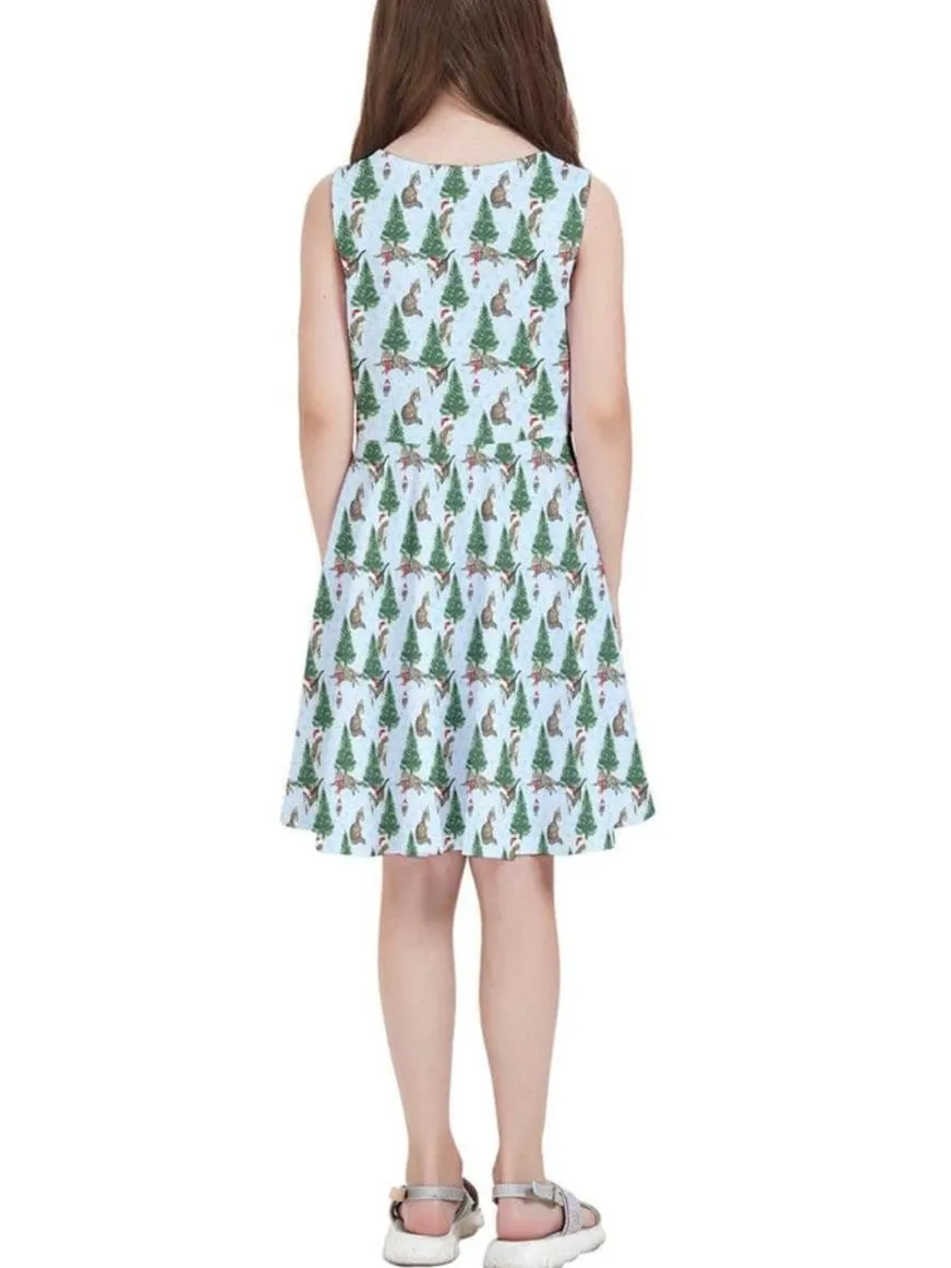 Christmas Cats Kids' Skater Dress