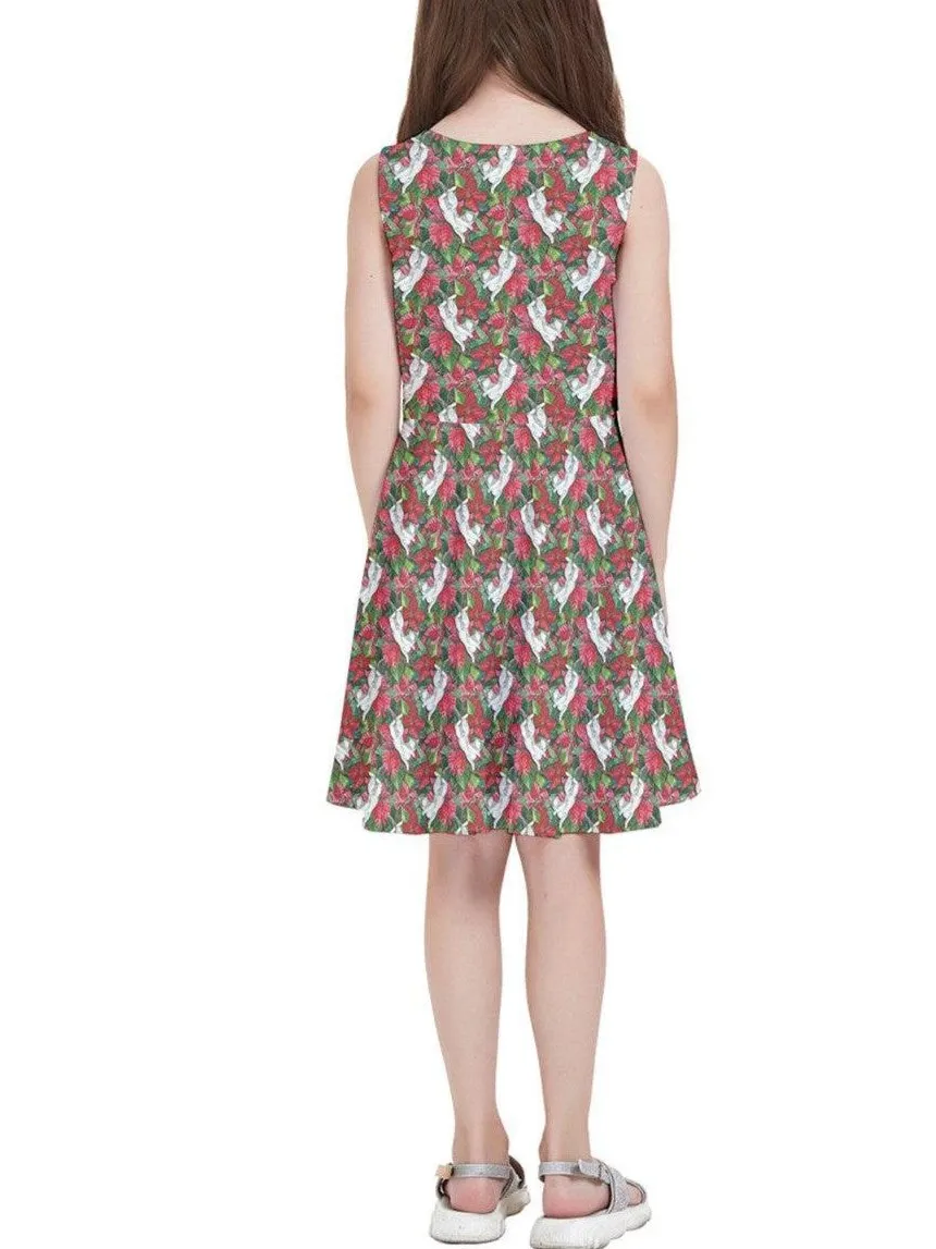 Christmas Cats Kids' Skater Dress