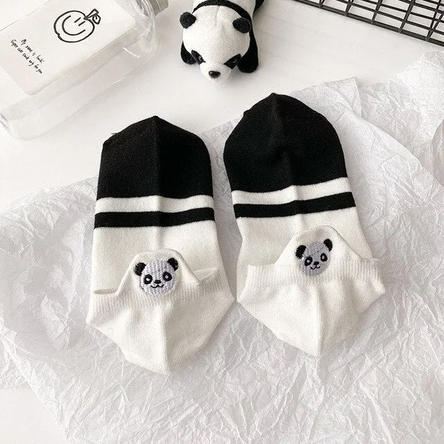 Cute Panda Funny Socks