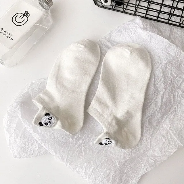 Cute Panda Funny Socks