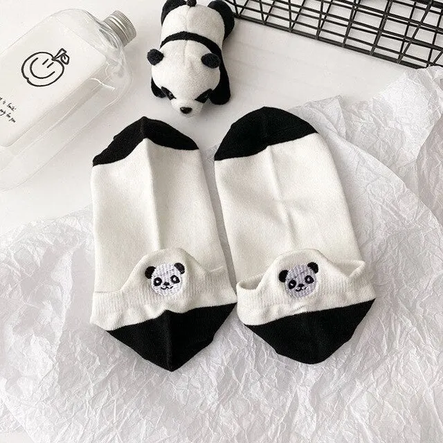 Cute Panda Funny Socks