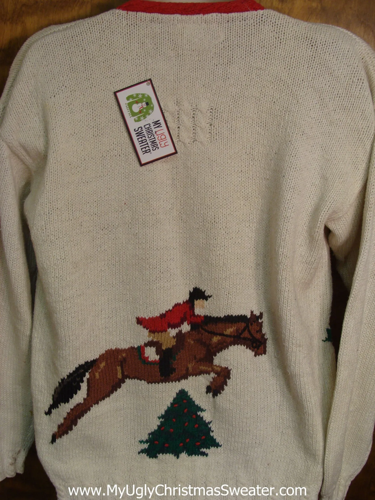 Fox Hunt Tacky Xmas Party Sweater
