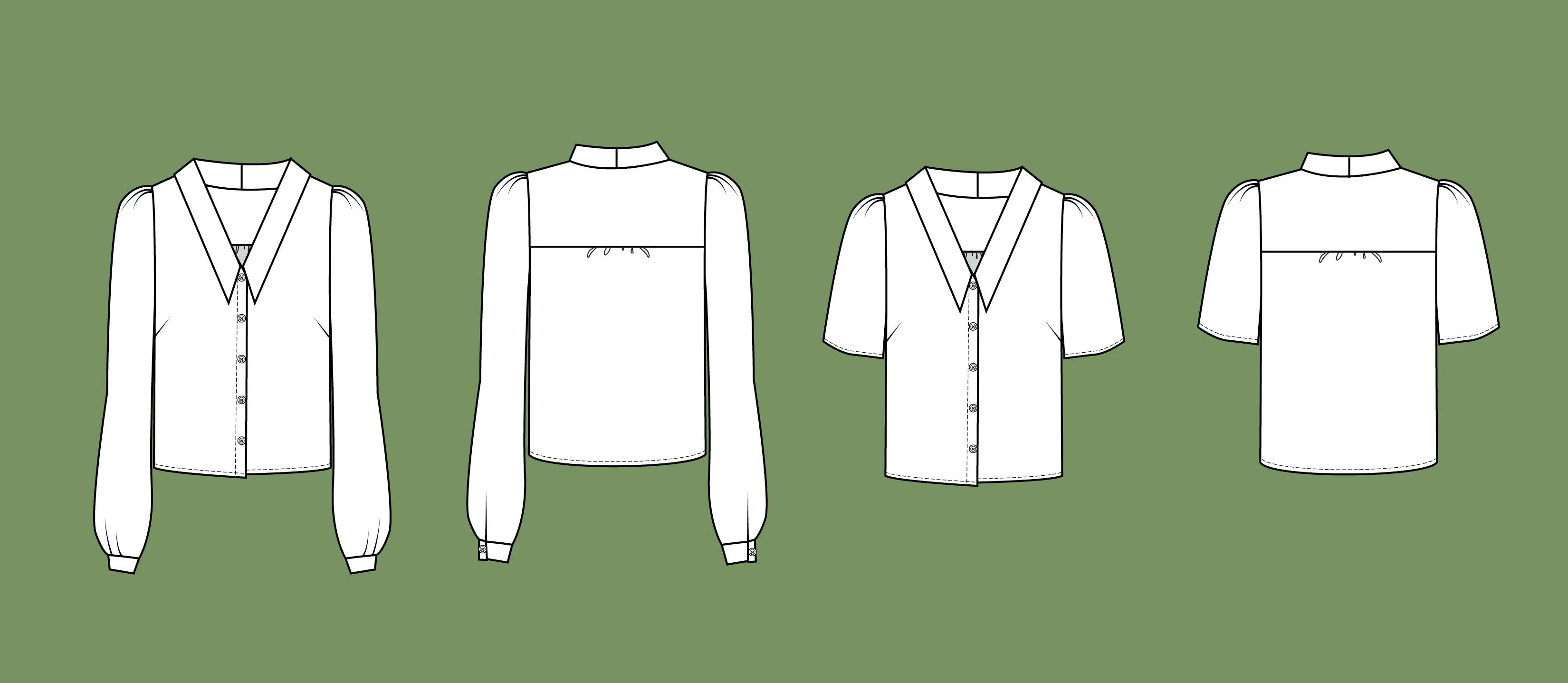 Friday Pattern Company - The Patina Blouse