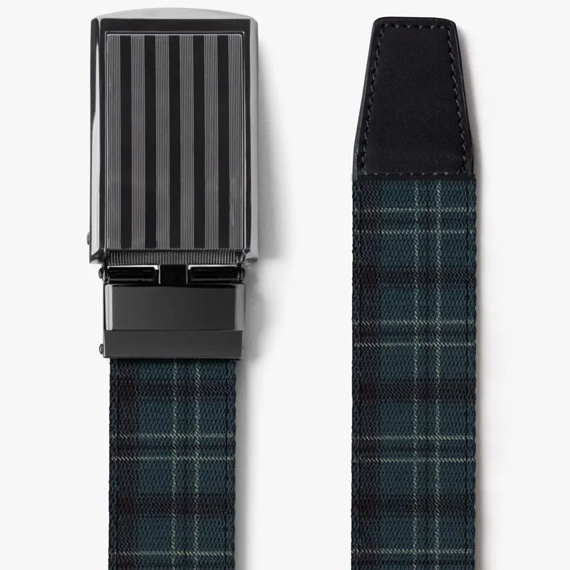 Highland Plaid Canvas Belt