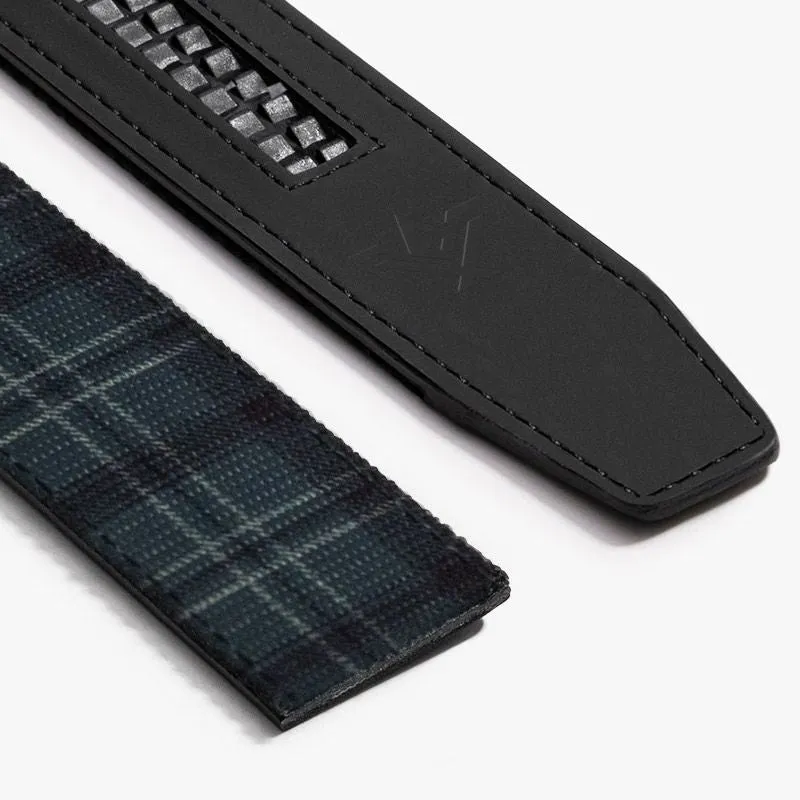 Highland Plaid Canvas Belt