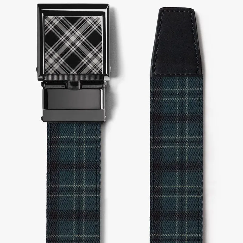 Highland Plaid Canvas Belt