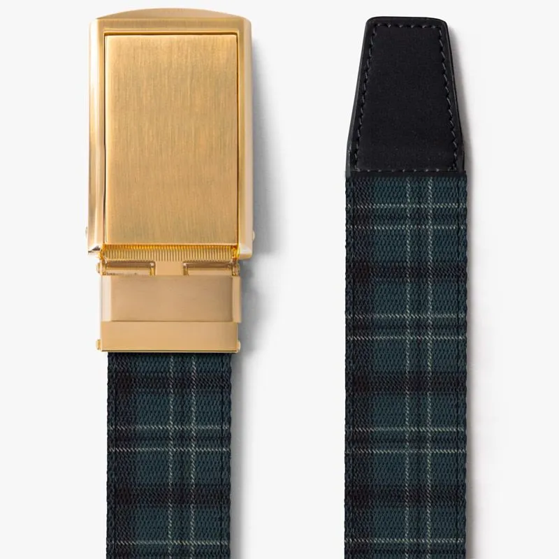 Highland Plaid Canvas Belt