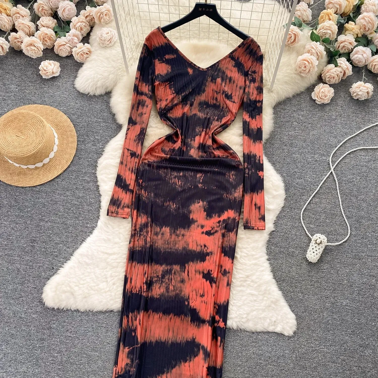 Jennifer Twisted Sweater Dress