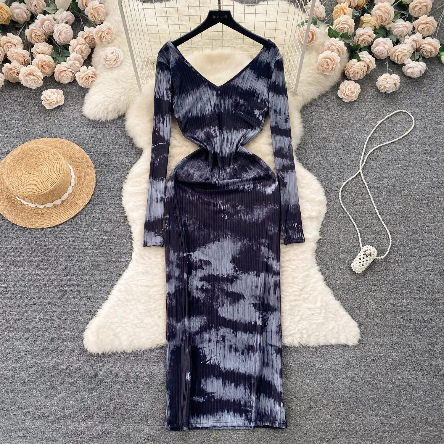 Jennifer Twisted Sweater Dress