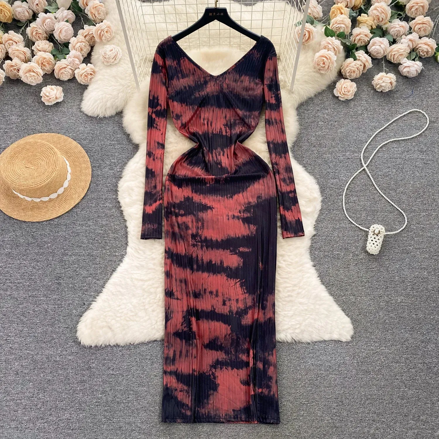 Jennifer Twisted Sweater Dress