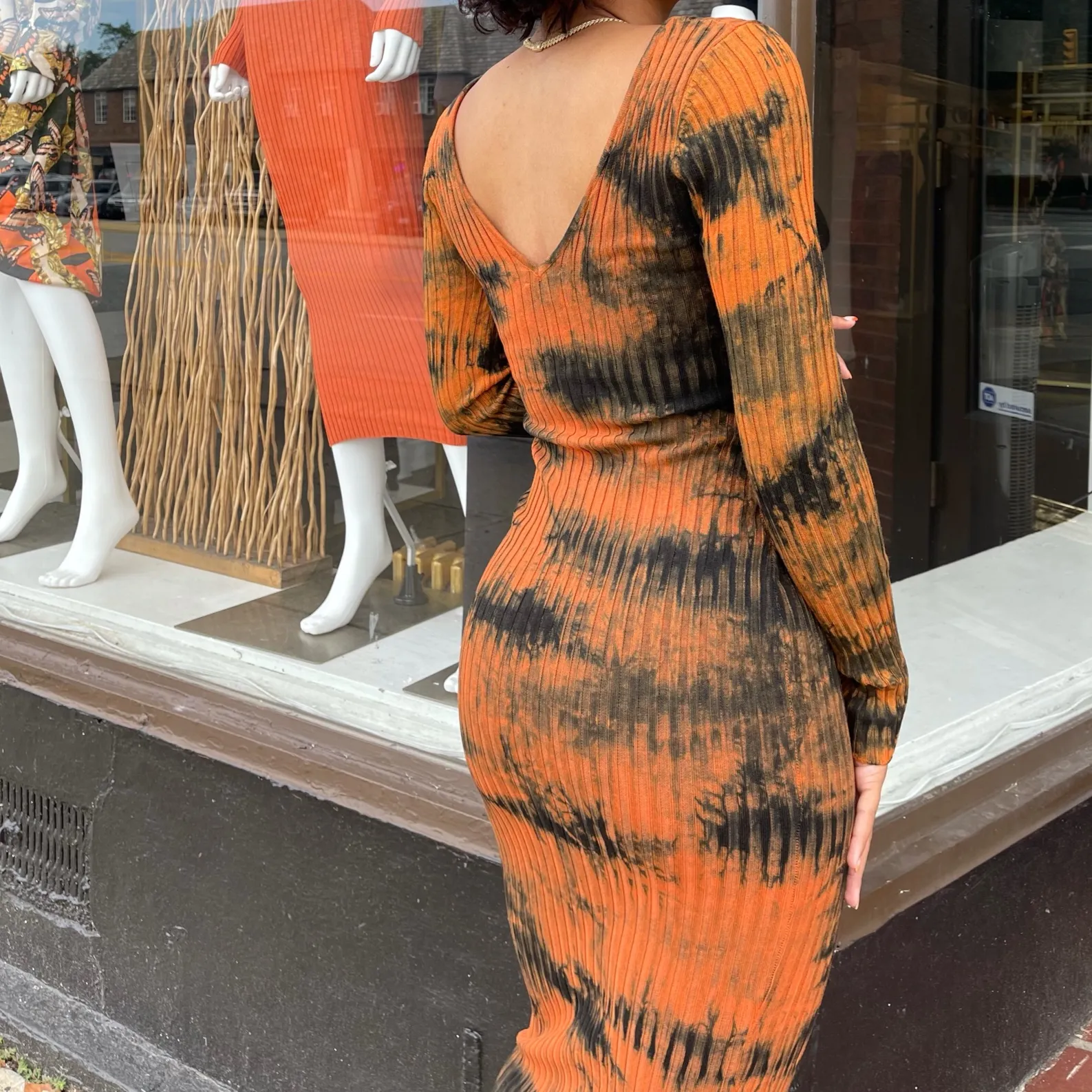 Jennifer Twisted Sweater Dress