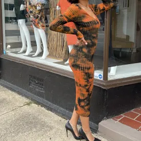 Jennifer Twisted Sweater Dress