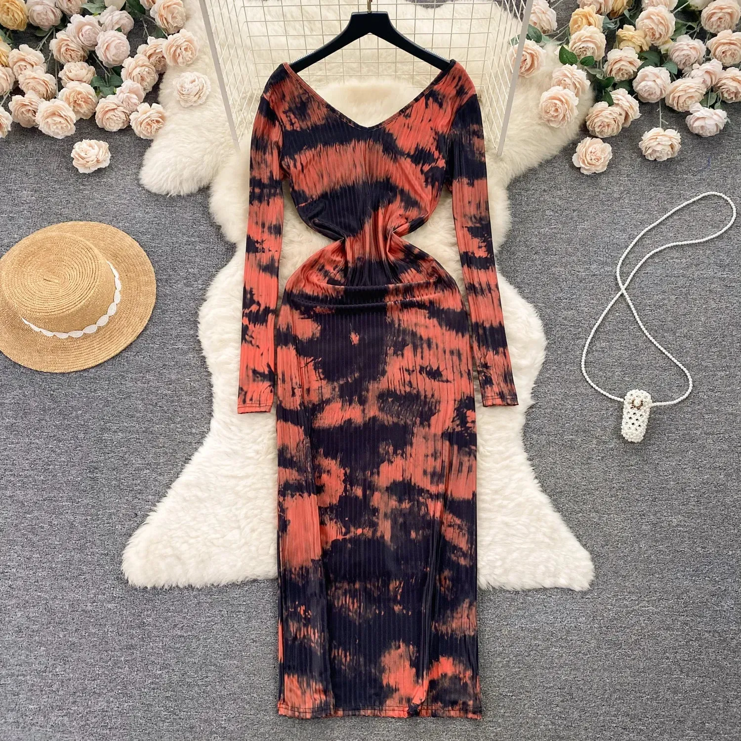 Jennifer Twisted Sweater Dress