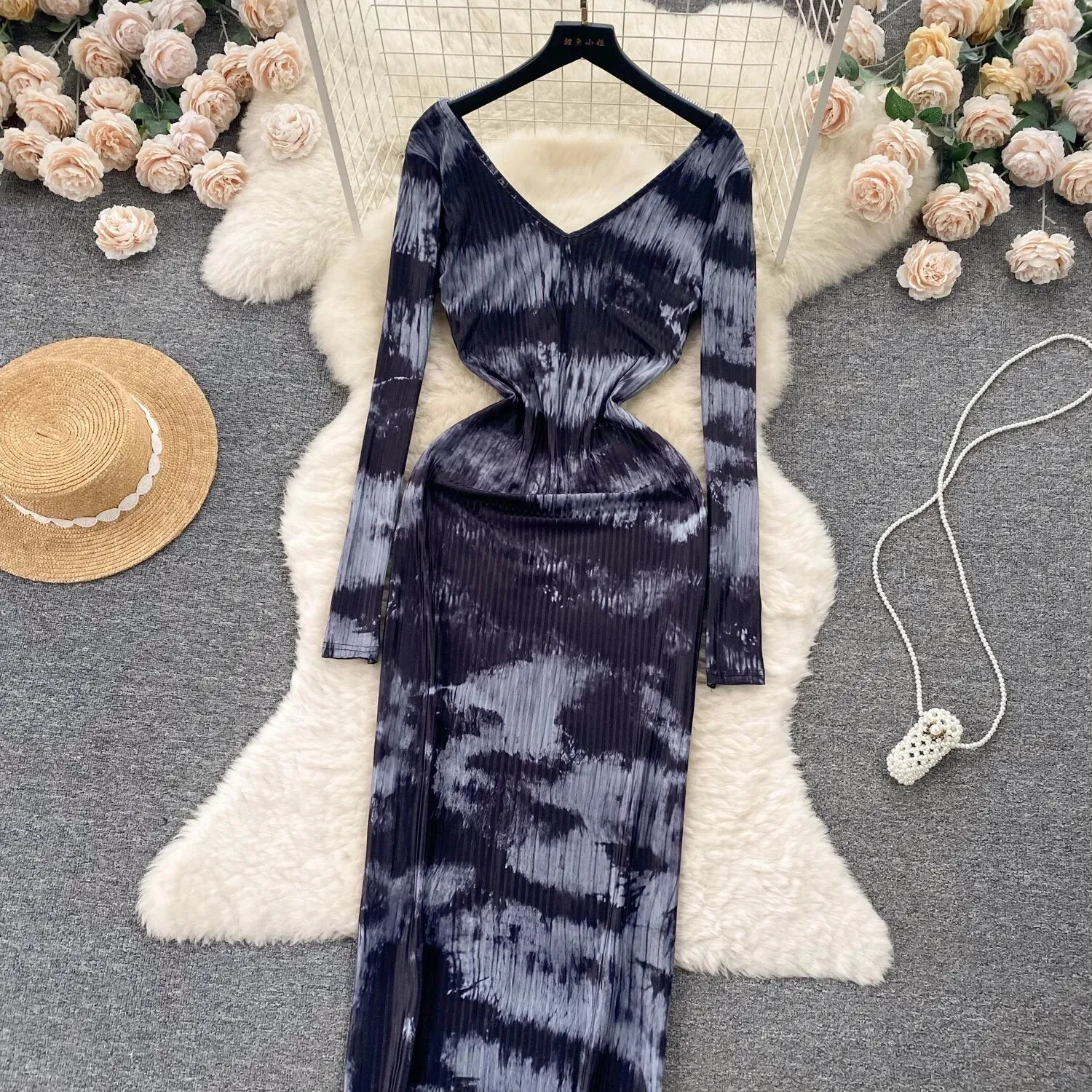 Jennifer Twisted Sweater Dress