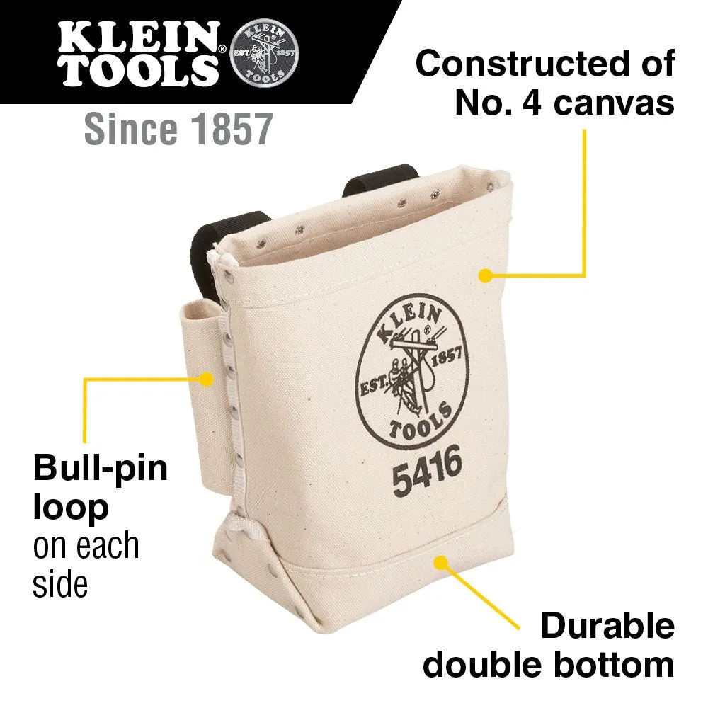 Klein 5416 Bull-Pin and Bolt Pouch Canvas Tool Bag