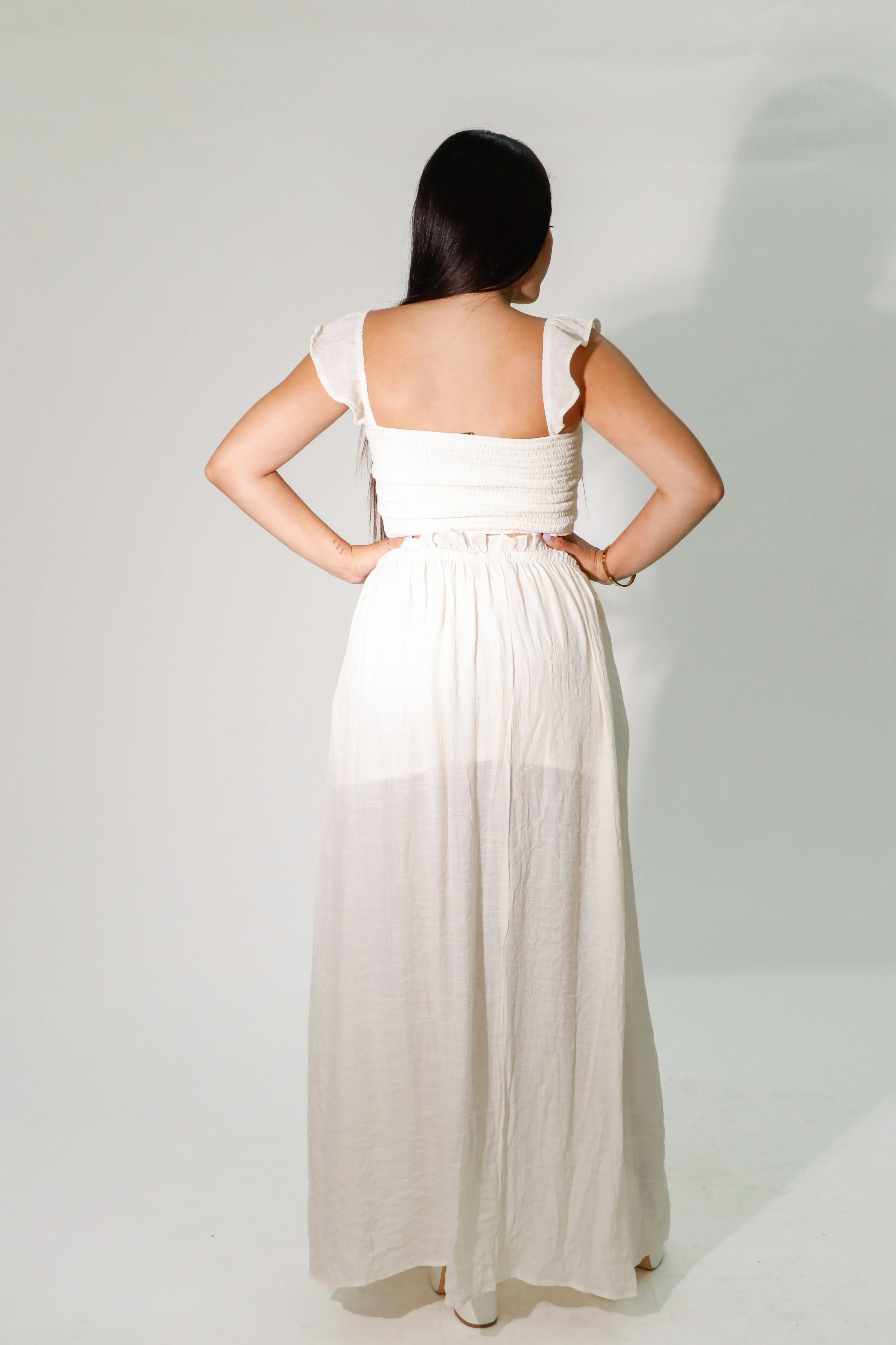 linien top and skirt set