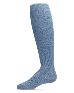 Memoi Girls Pin Ribbed Cotton Tights
