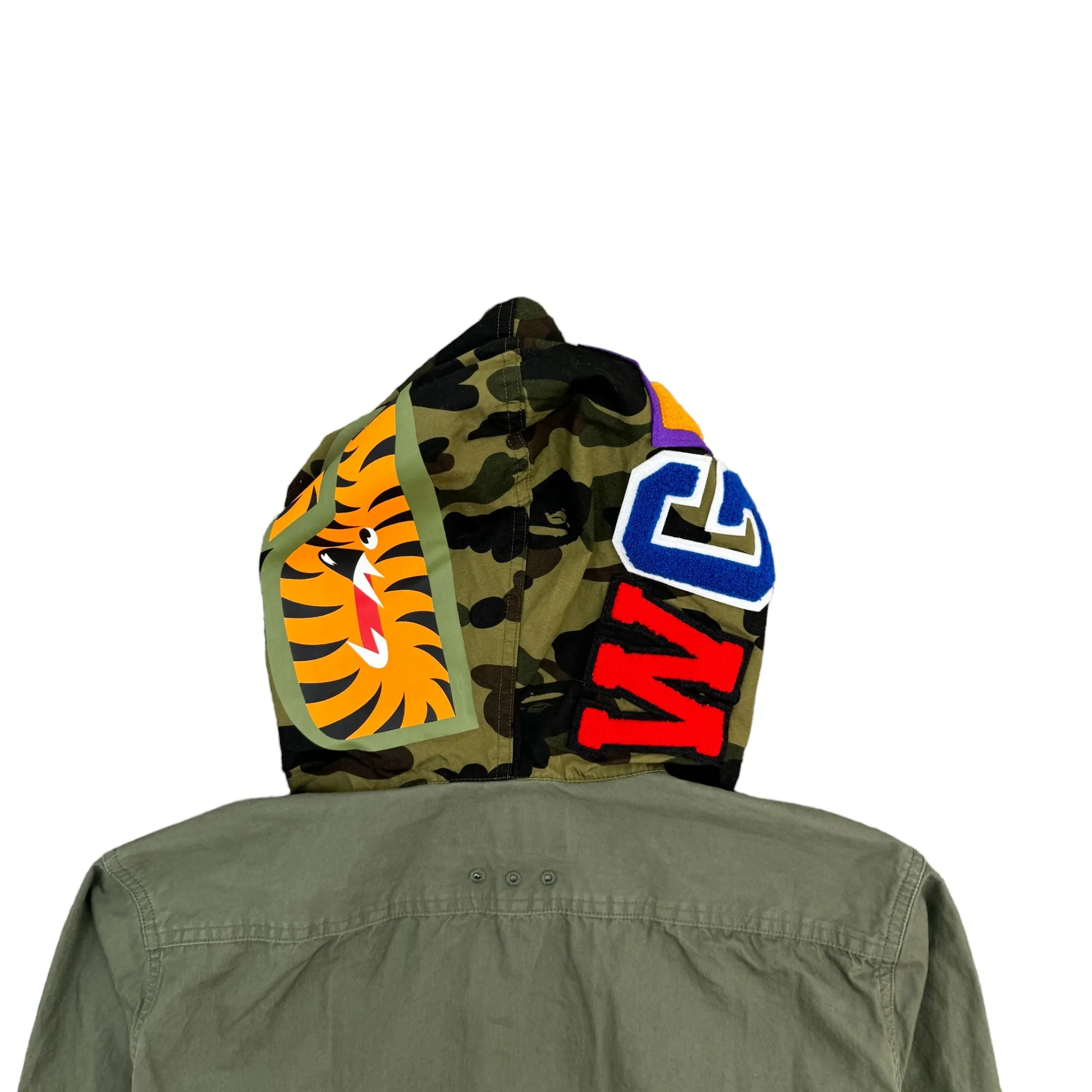 Men's Shark Windbreaker Khaki Size M
