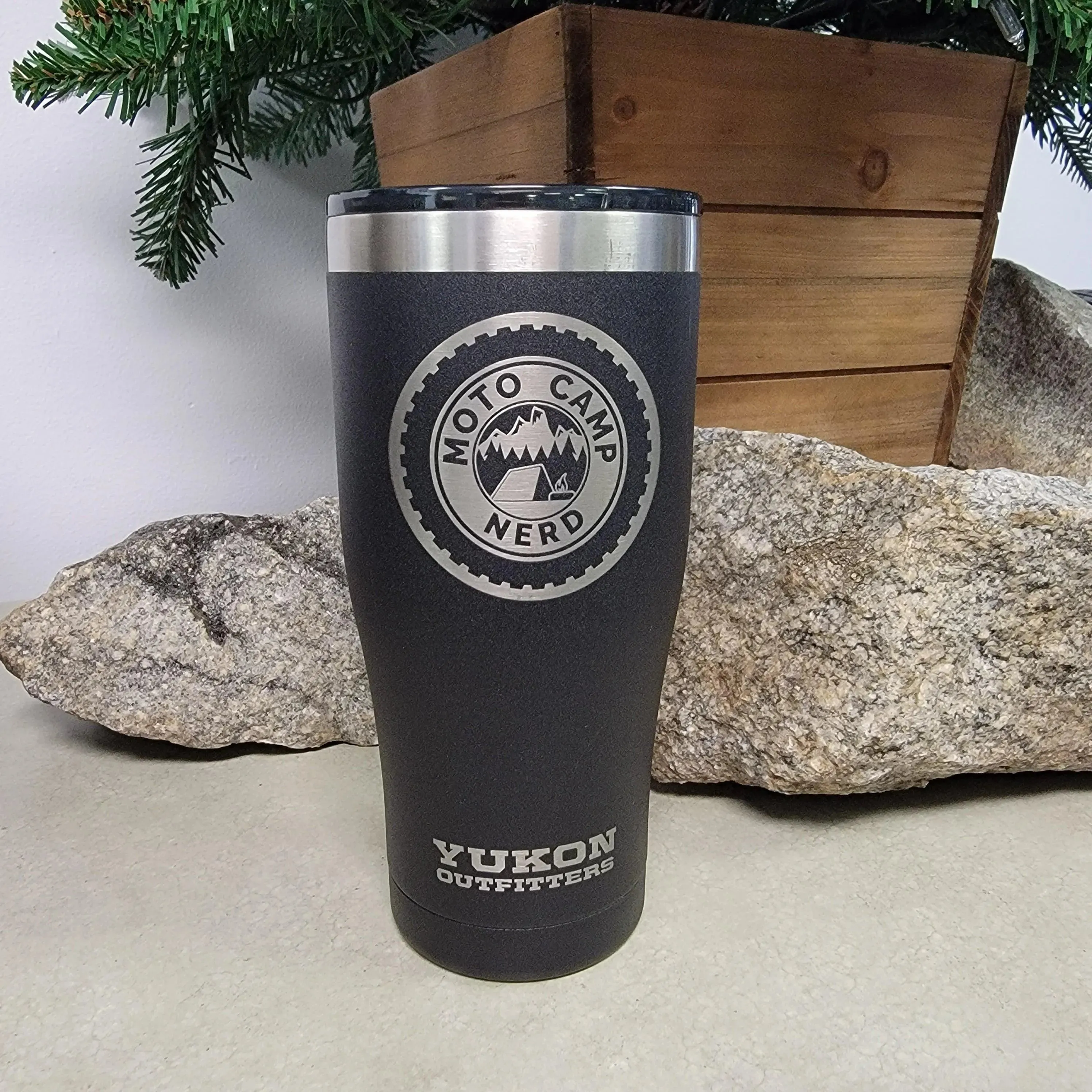 Moto Camp Nerd Insulated Tumbler 20oz