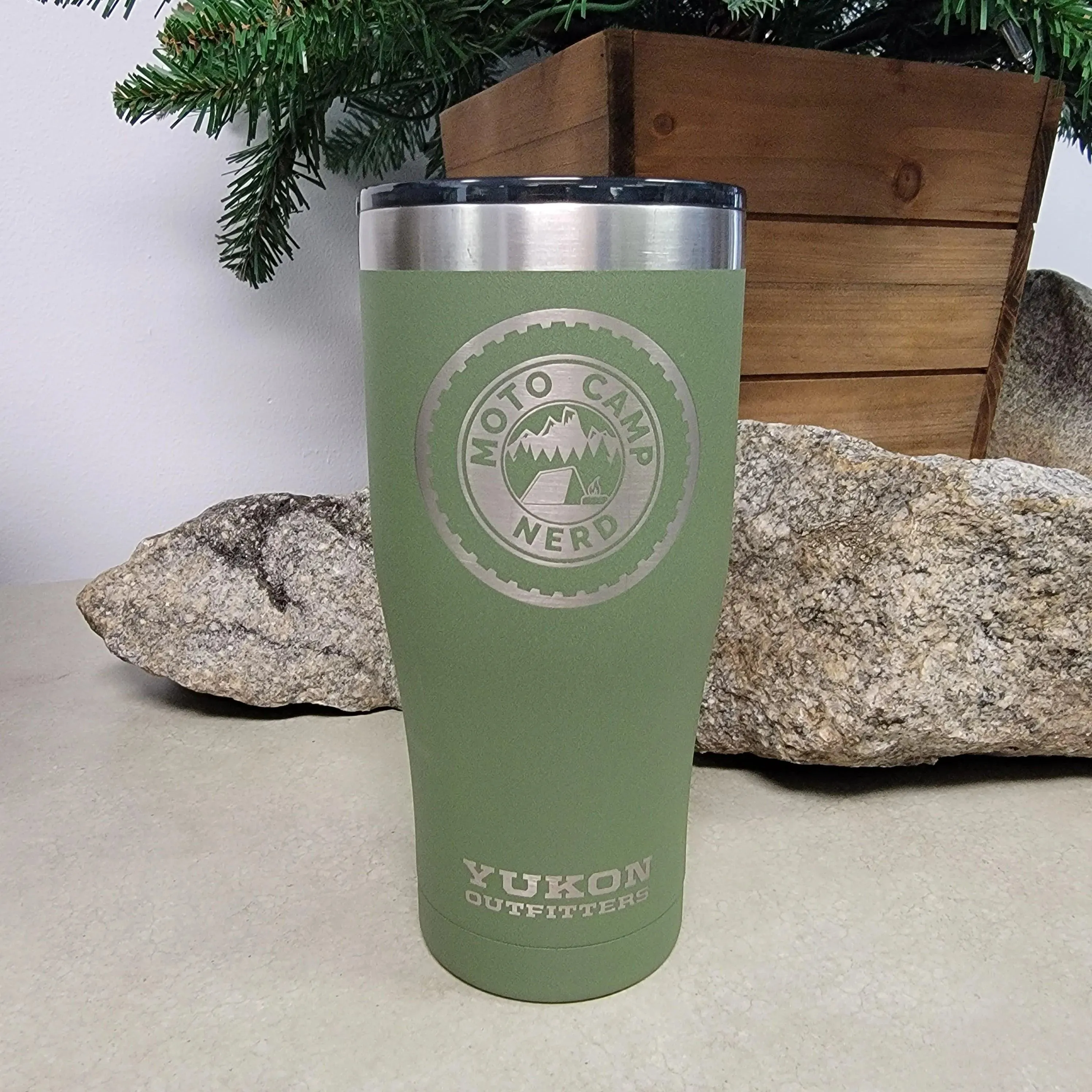 Moto Camp Nerd Insulated Tumbler 20oz