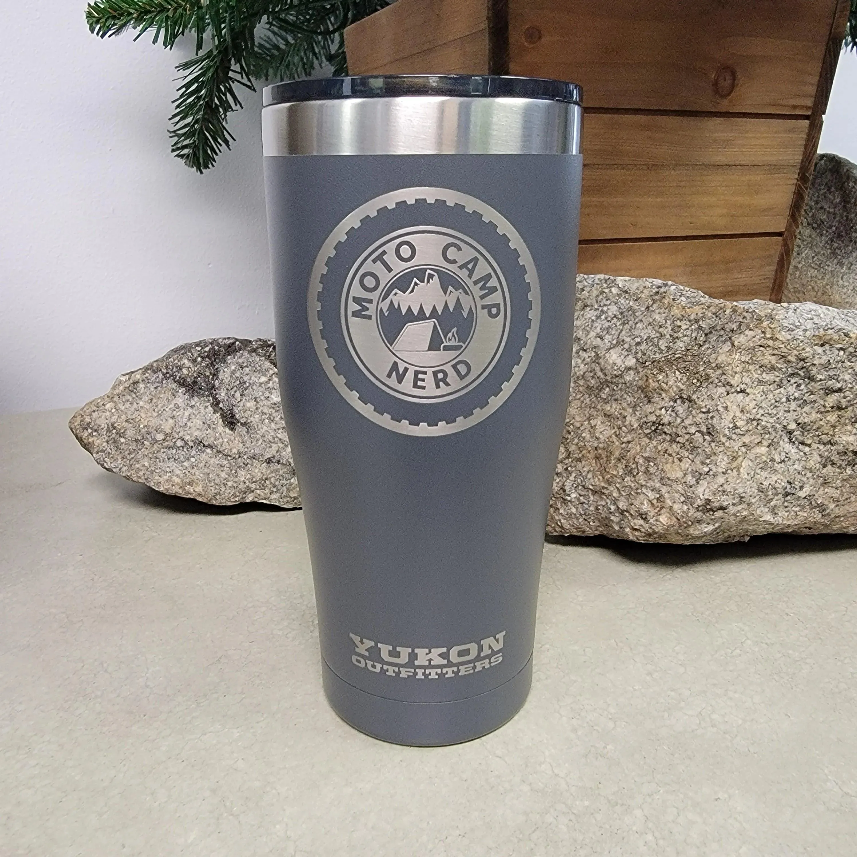 Moto Camp Nerd Insulated Tumbler 20oz