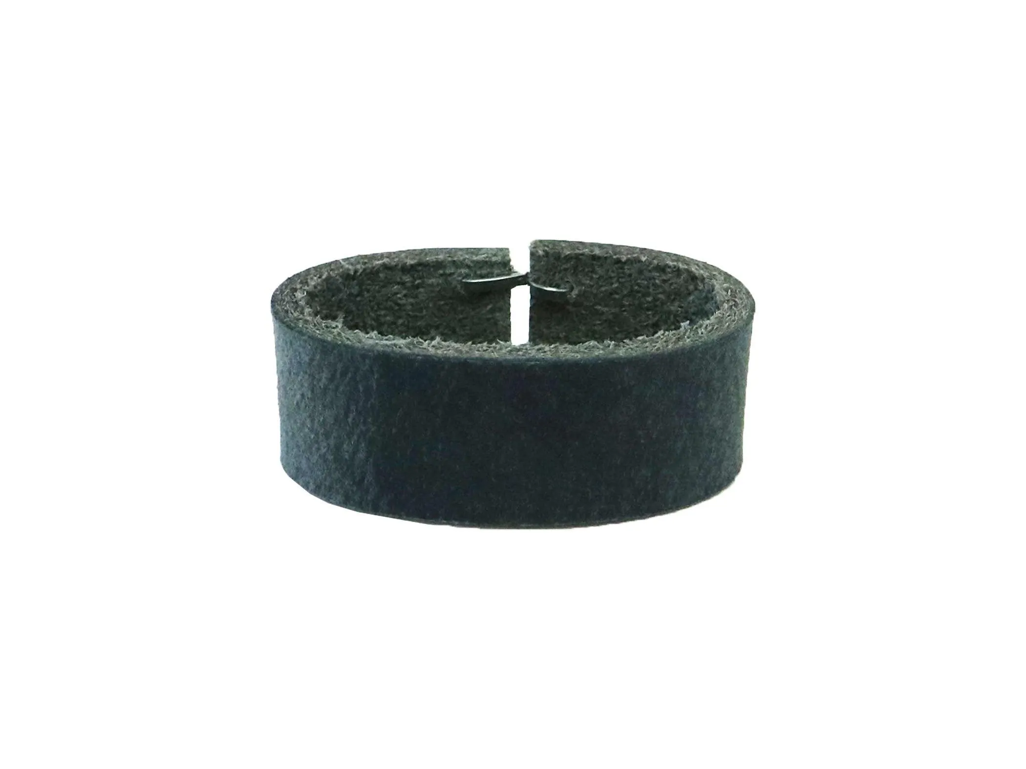 Navy Blue Crazy Horse Buffalo Leather Belt Blank With Matching Keeper, 48"-60" Length