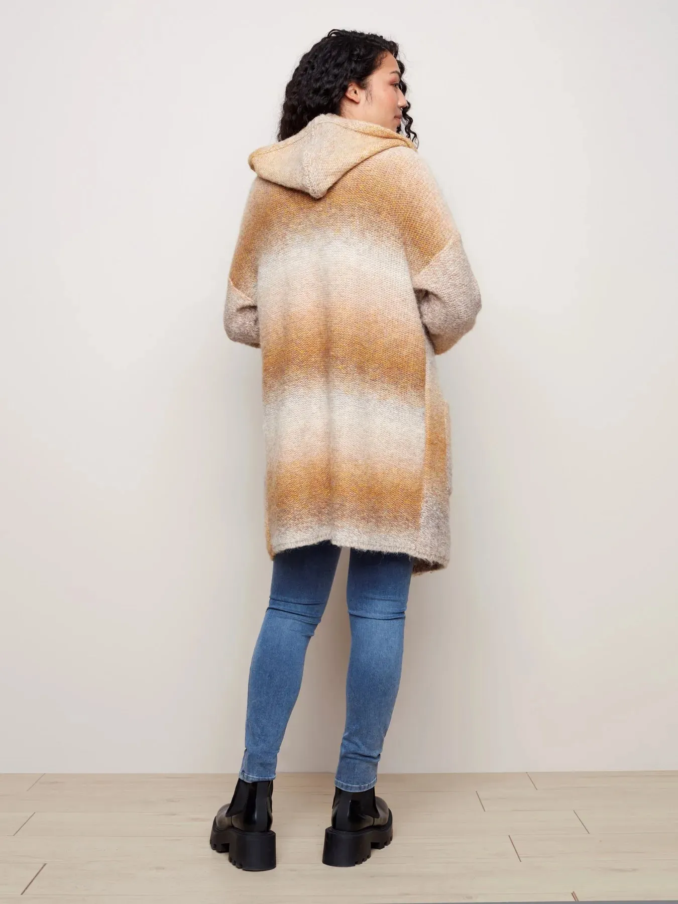 OMBRE SPACE DYE CARDIGAN
