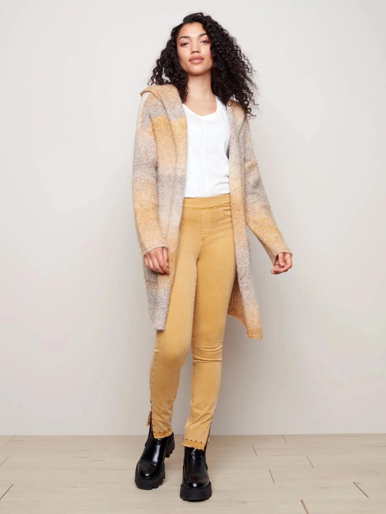 OMBRE SPACE DYE CARDIGAN