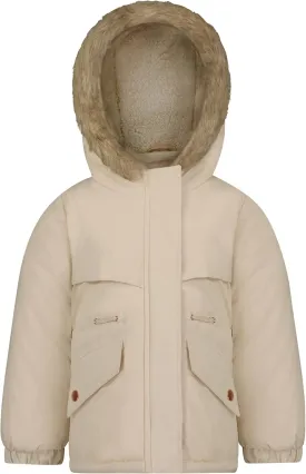 OshKosh B'gosh Girls' Heavyweight Faux Fur Hooded Parka Warm Winter Coat