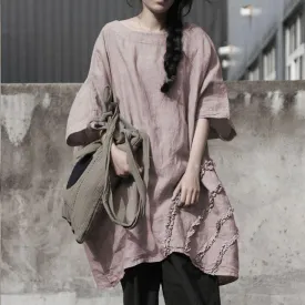 Oversized Casual Linen Shirt | Lotus