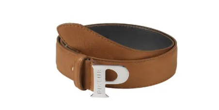 PIKEUR LEATHER LOGO BELT
