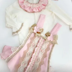 Pink Overall Set