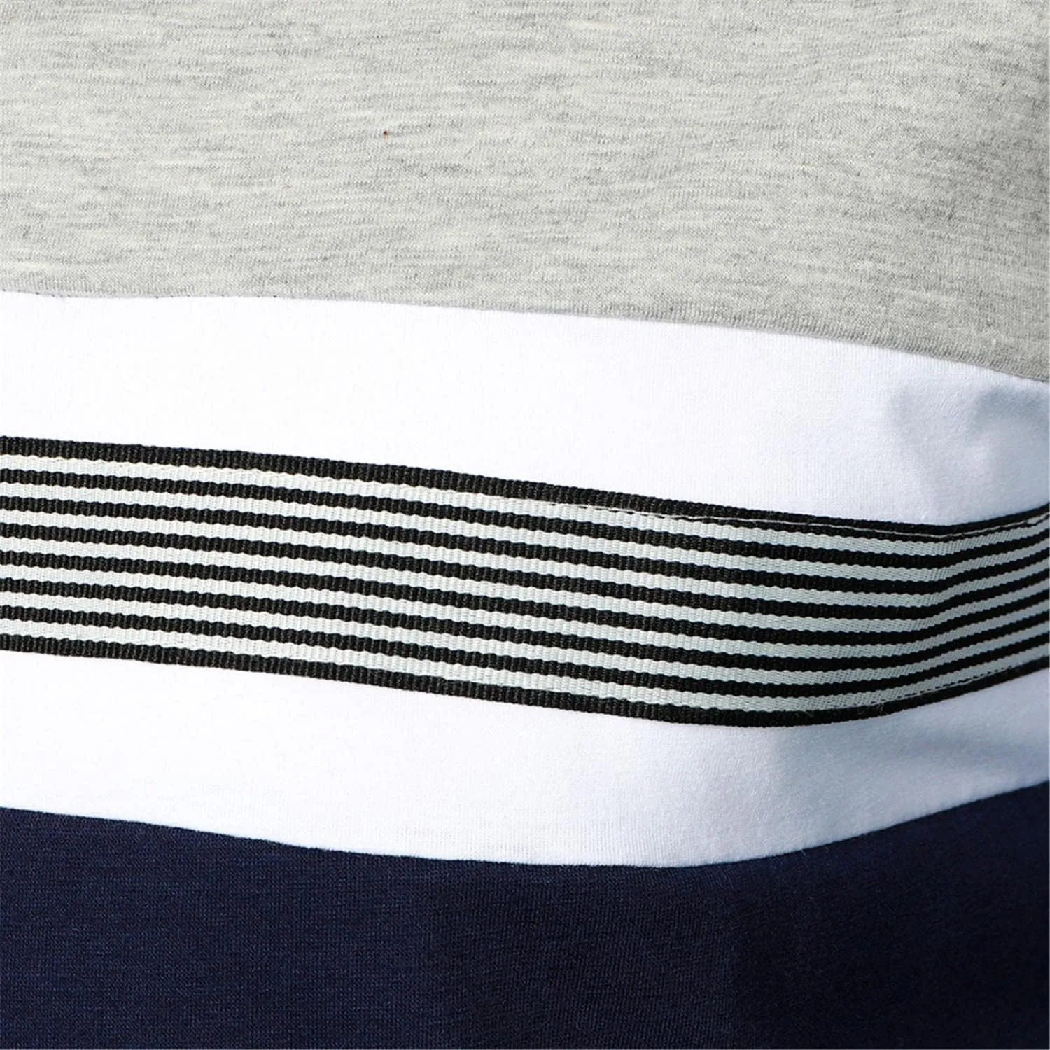Plaid Stitching Polo Shirt for Men Casual Long Sleeve Fashion Zipper Golf Blouse Turn Down Collar Slim Fit Tops