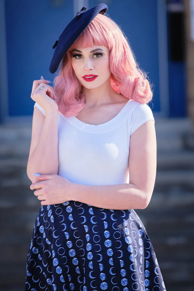 Retrolicious Skater Skirt in "Let's Phase It" print
