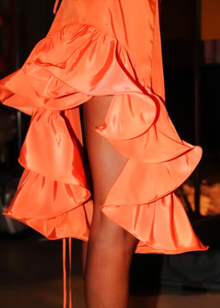 Romance In Coastline Frills Mini Dress