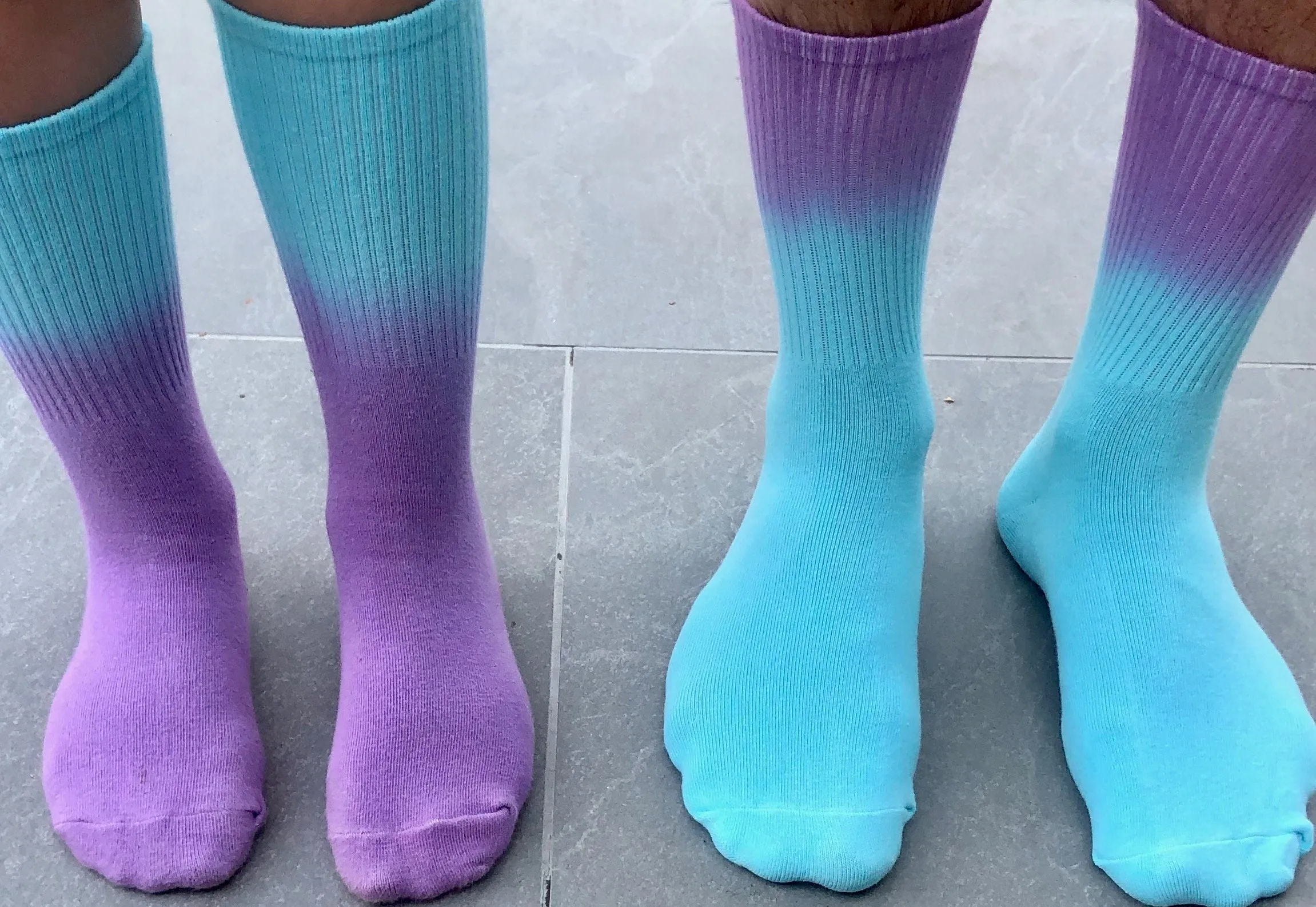 Set of 3 Colourful Tie Dye Style Socks - Unisex