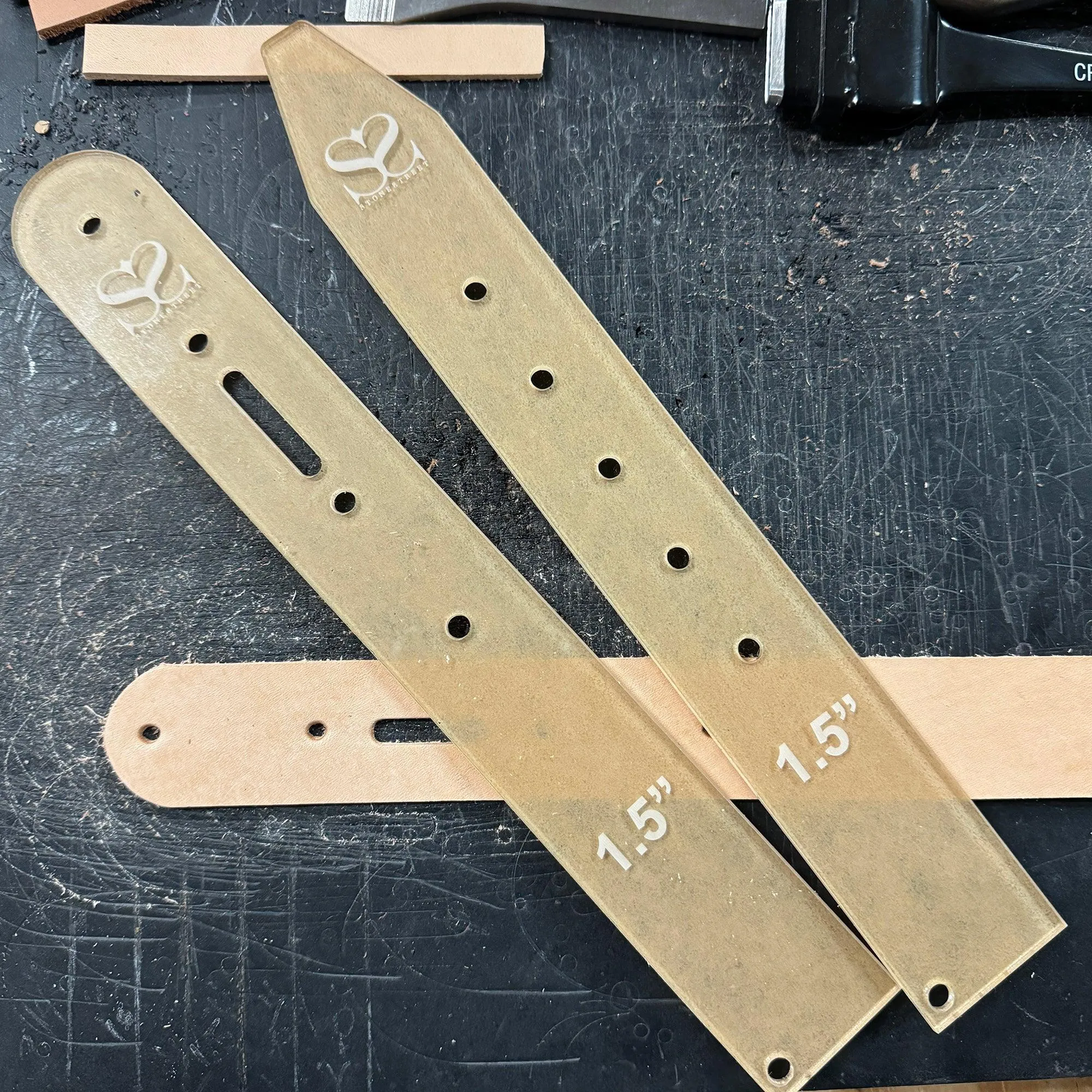 Single Keeper Belt Blank Acrylic Template