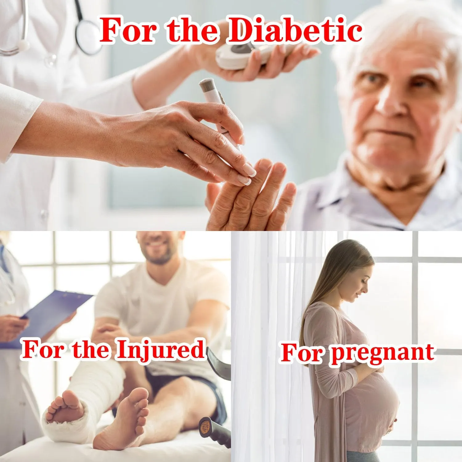 SkiBeaut Diabetic Crew Socks for Men, 8 Pairs Loose Cuff Mid-Calf Socks for Pregnant Women Elderly