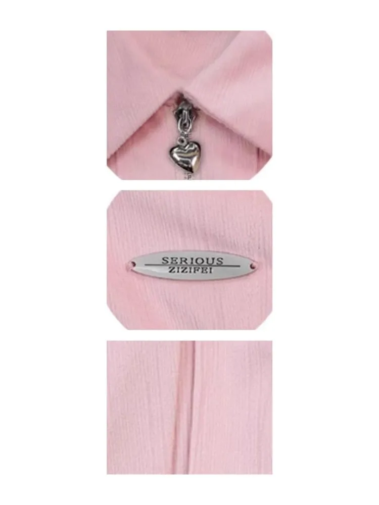 Slim thin long-sleeved blouse【s0000006150】