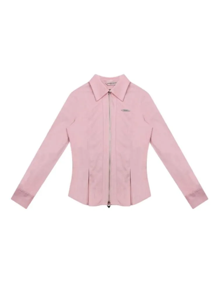 Slim thin long-sleeved blouse【s0000006150】