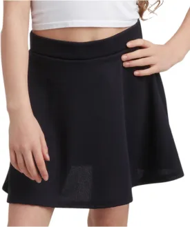 Sweet Hearts Girls Skater Skirt - High Waist Stretch Flare Pleated Mini Uniform Skirts for Girls: Made in USA (Sizes: 5-18)