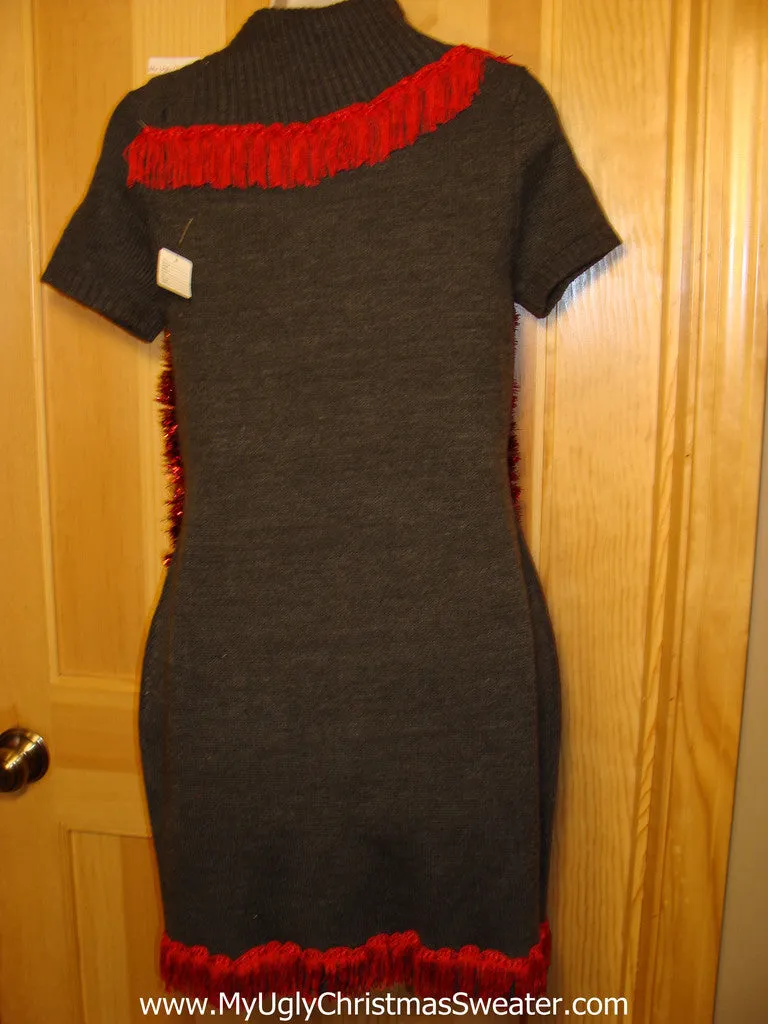 Ugly Christmas Sweater Party Hanukkah Sweater Dress (j194)