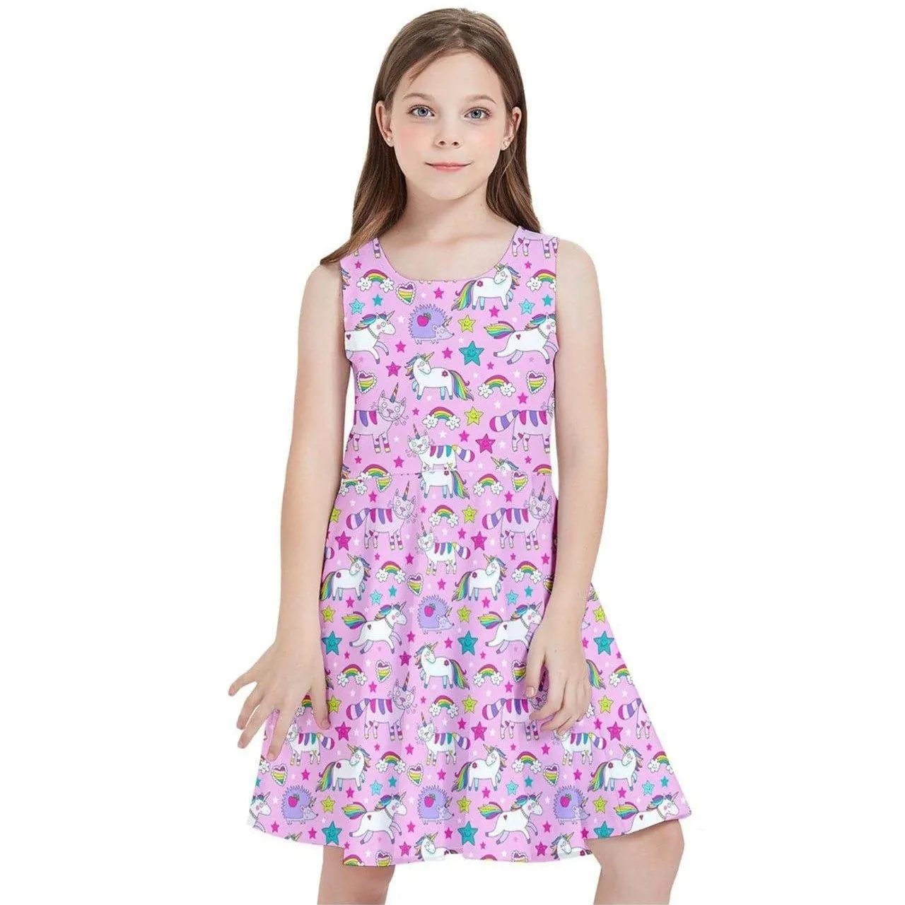 UNICORNS & UNICATS Kids' Skater Dress